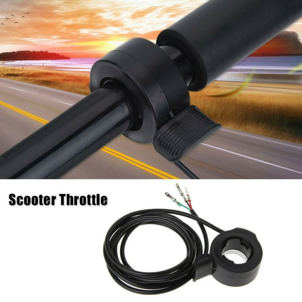 Electric Bicycle Throttle Grip E Bike 24V 36V 48V Scooter 7//8/" Handlebar